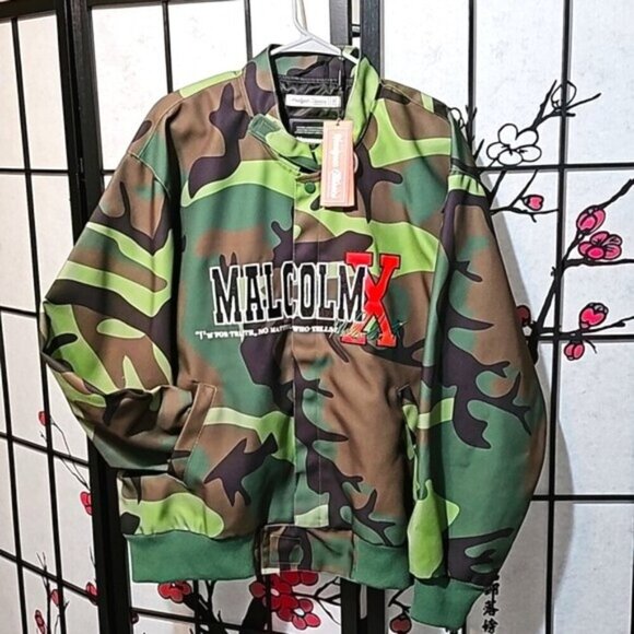 Malcolm X Camo Work Jacket Size 2X New - Picture 2 of 9